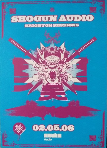 Shogun audio rave flyer - audio,